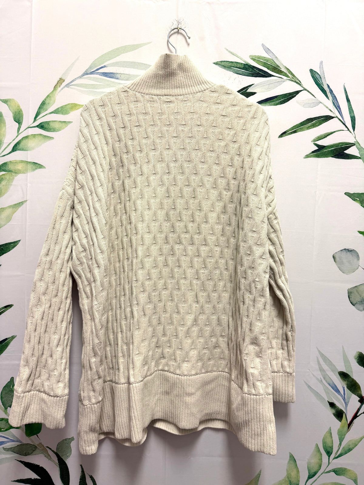 Lululemon Cable Knit Oversized Sweater (L) oo*