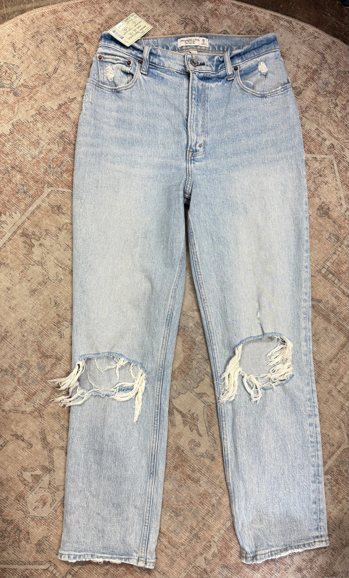 Abercrombie ‘90s Straight Ultra HR Jeans (28x30)