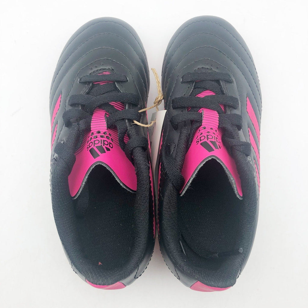 Adidas Little Kids Goletto VIII Firm Ground Soccer Cleats 9.5K Black Pink NWOB