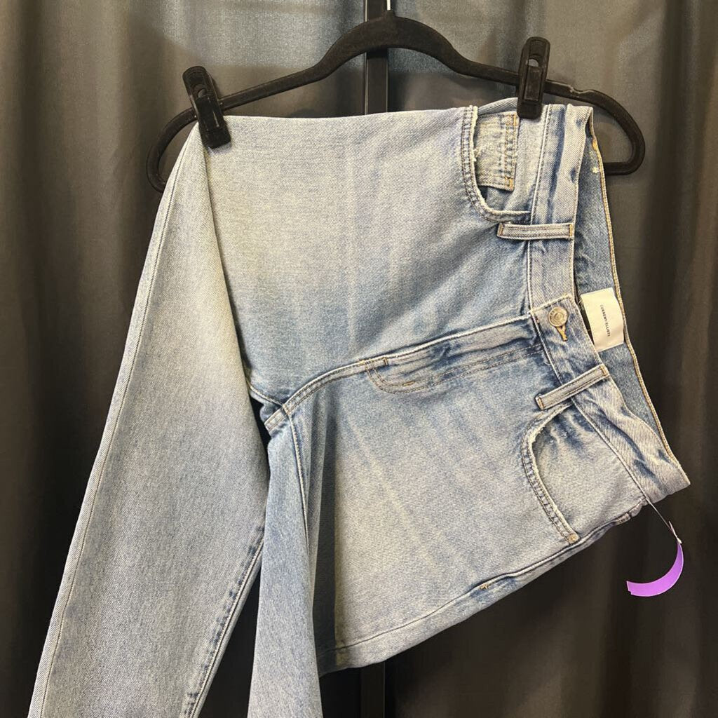 Current Elliott Ripped Knee Straight JEANS 27