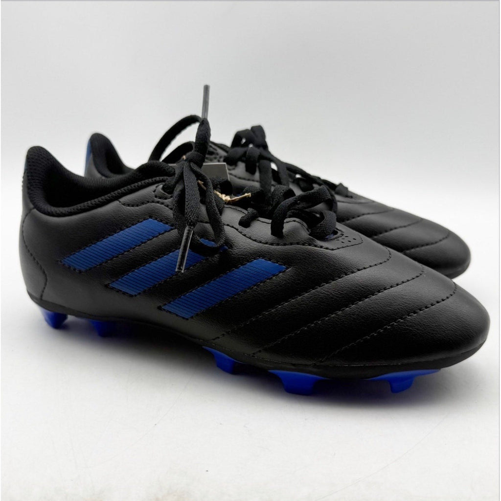 Adidas Youth Goletto VIII Firm Ground Soccer Cleats Size 3.5 Black Blue NWOB