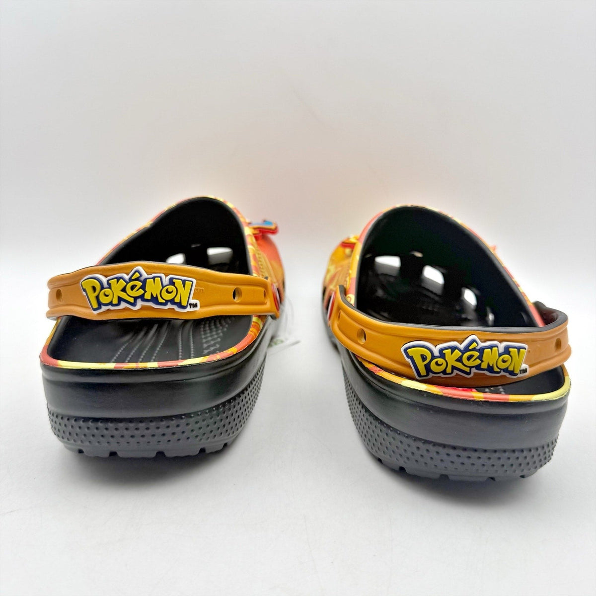 Crocs Classic Pokemon Charizard Clogs Mens 10 Womens 12 Orange Black NIB