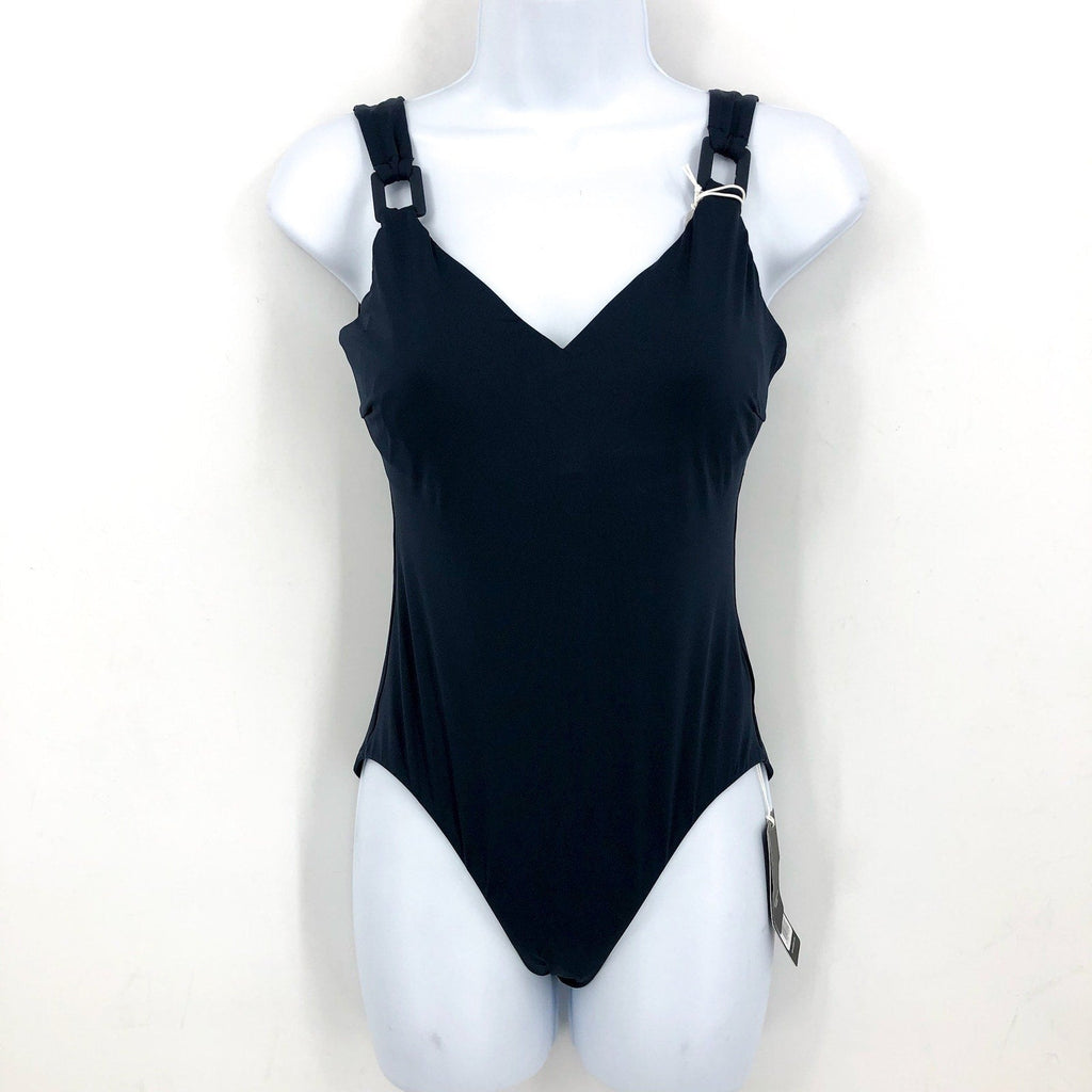 SEAFOLLY Collective DD One Piece Swimsuit Size 6 Blue True Navy Ring NWT