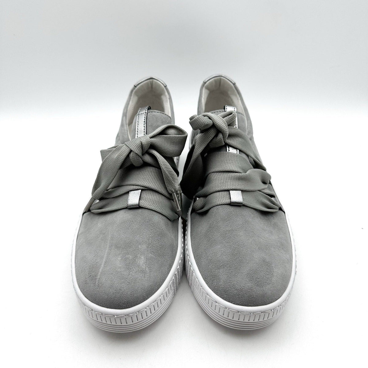 Gabor Womens 73.333.10 Casual Sneakers UK 5.5 US 8 Grey Stone Suede NWOB