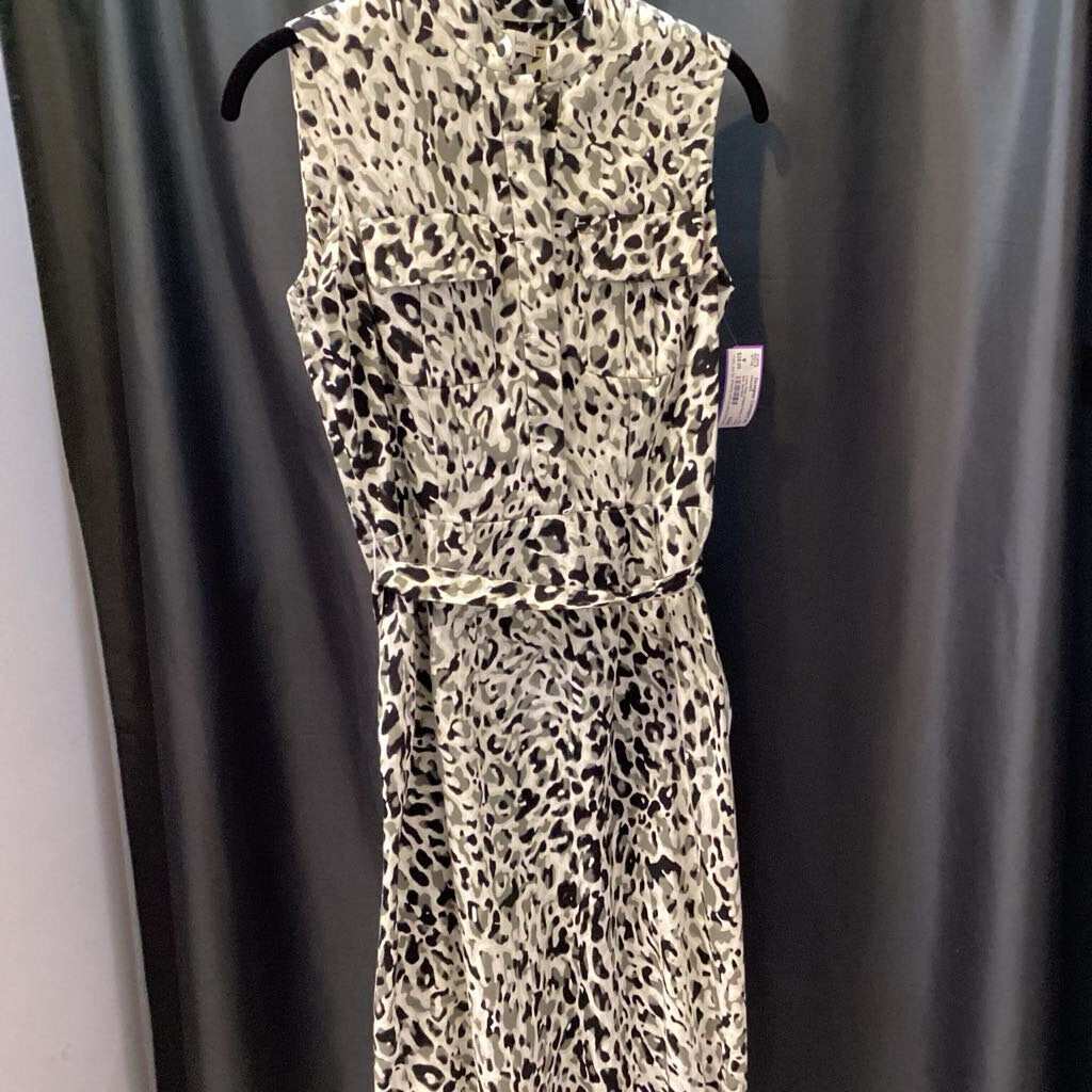 Calvin Klein Leopard Slvlss w/ Belt DRESSES 4