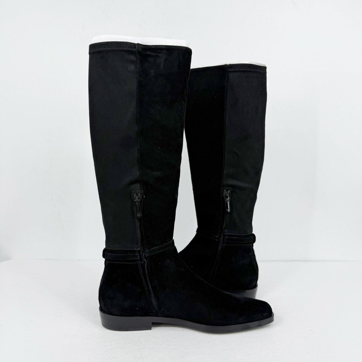 Sam Edelman Womens Clive Knee High Boots Size 10 Black Suede Horsebit Detail NIB