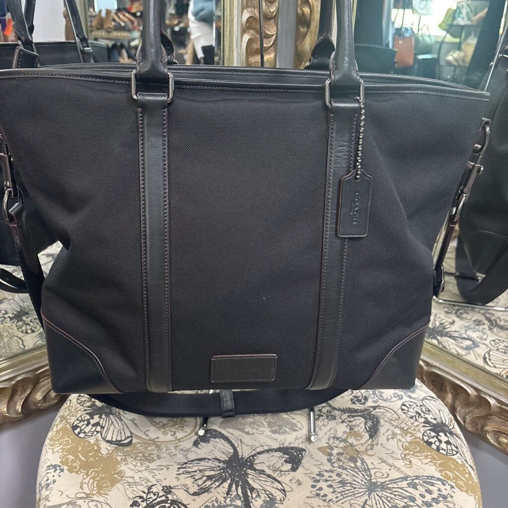 Coach Canvas Leather Tote HANDBAGS XL