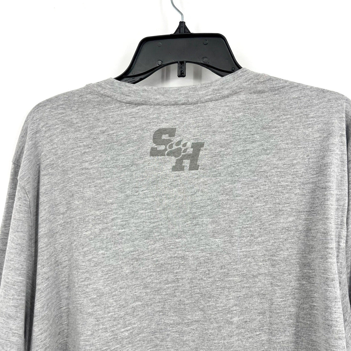 COLOSSEUM Mens Sam Houston State Bearkats Tee Large Grey Long Sleeve NWT