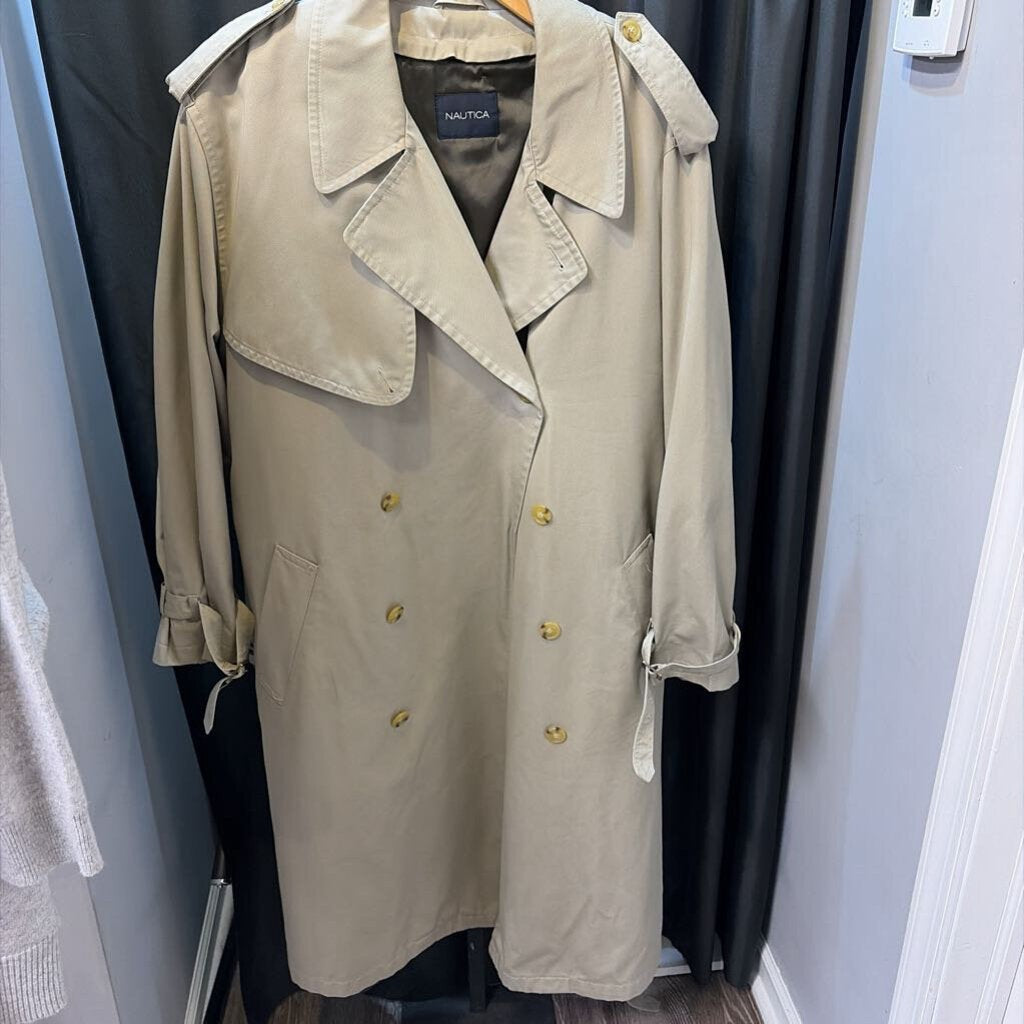 Nautica Trench w/ Removable Fleece Lining MENS OUTERWEAR 48T