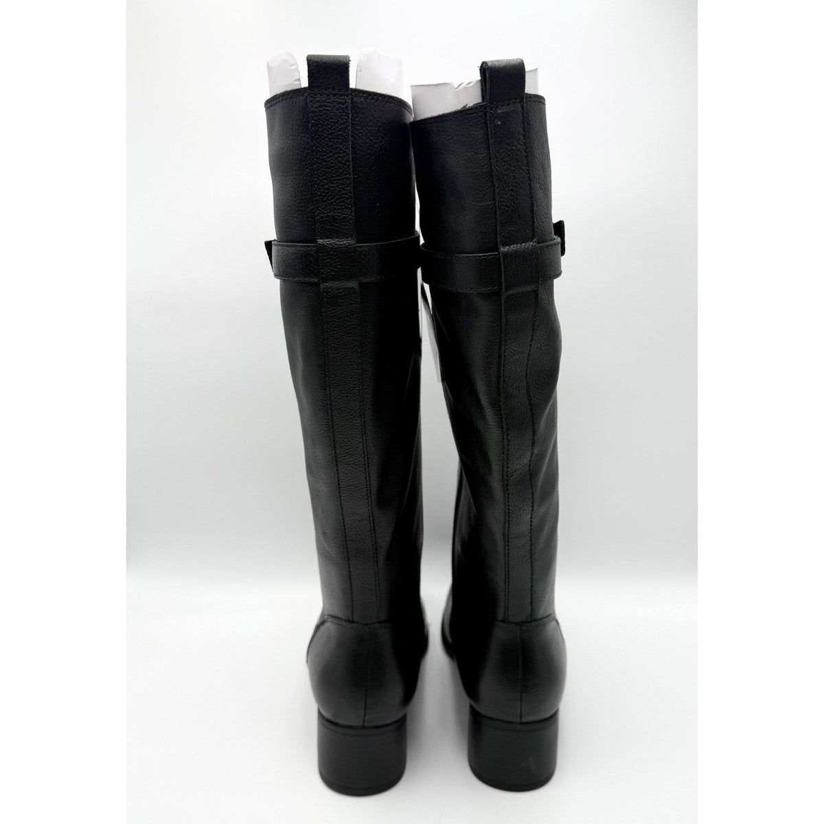 Naturalizer Womens Kenna Knee High Boots Size 9 M XWIDE CALF Black Leather NIB