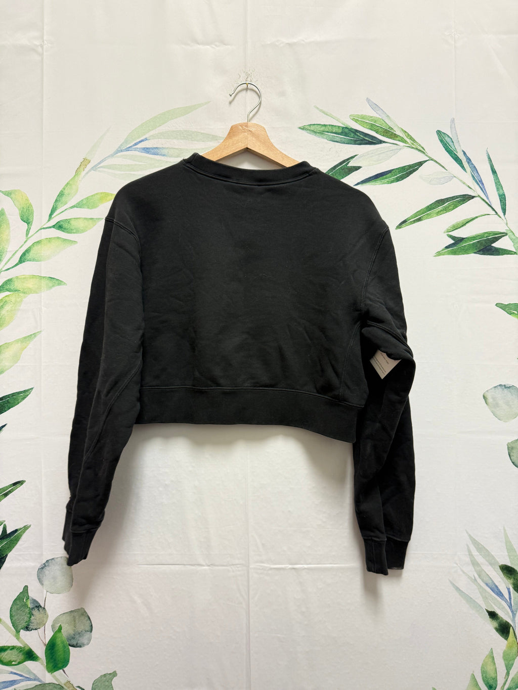 Adidas Shattered Trefoil Cropped Crewneck (M)