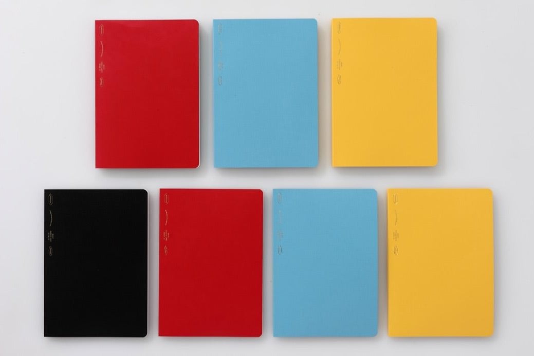 Stalogy 1/2 Year Notebook - A5 - Grid - 186 Pages - Red