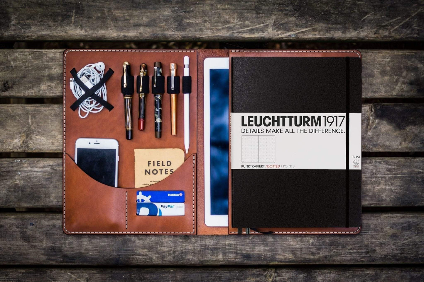 Moleskine Professional Workbook A4 Cover - Leather Compendium - Brown