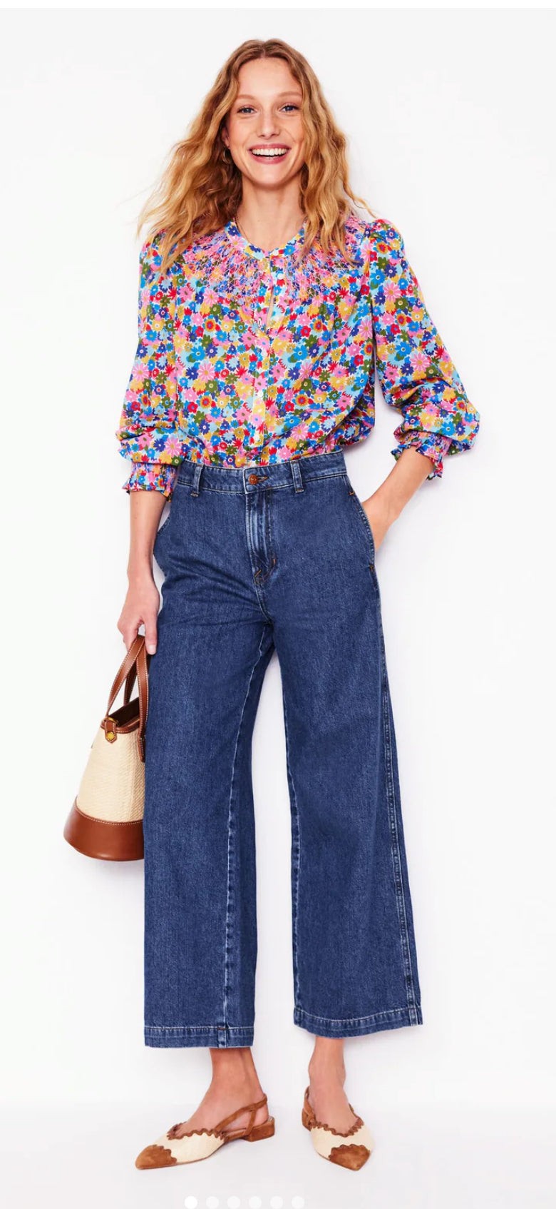 Boden Cropped Fluid HR Jeans (27x26)