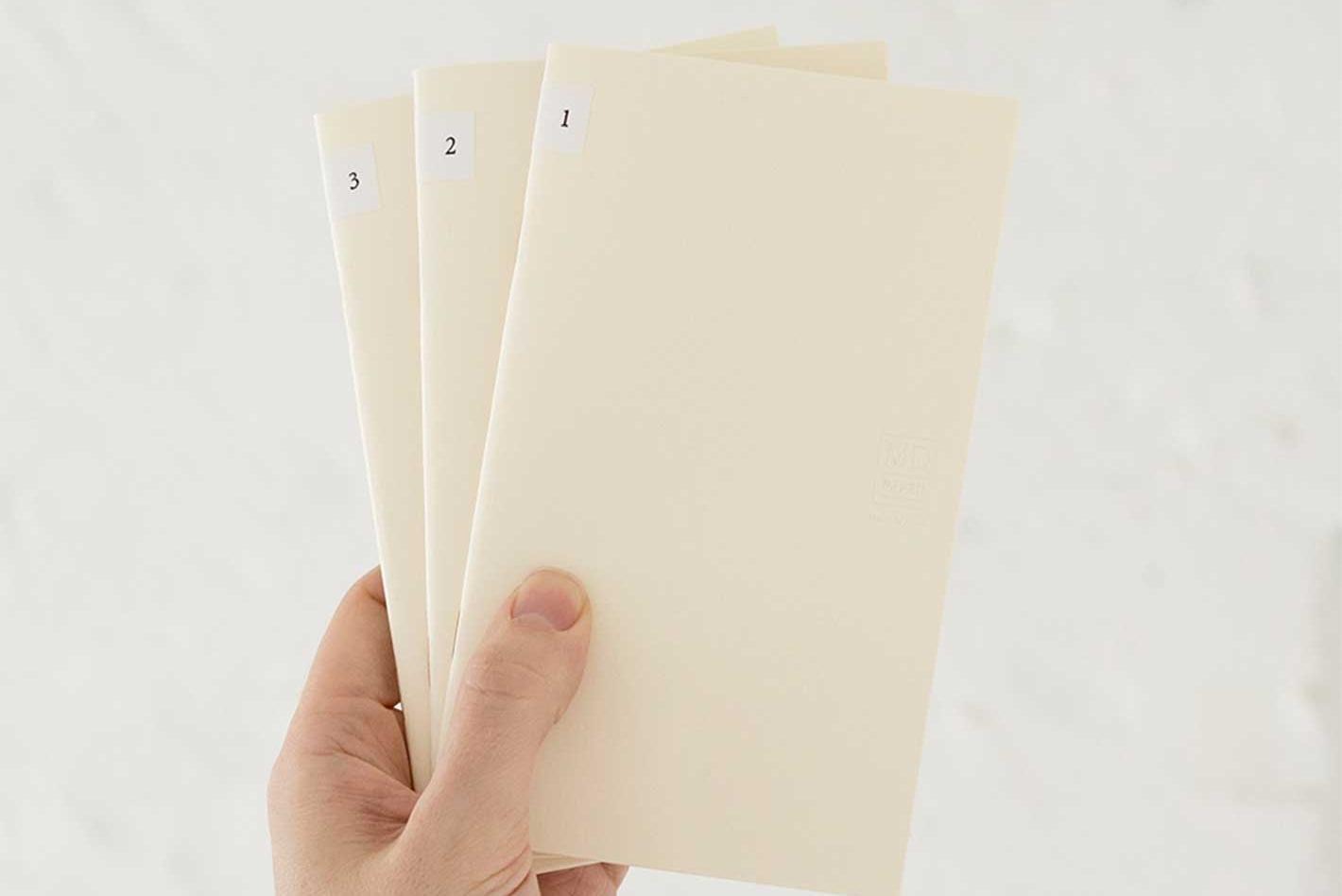 Midori MD Notebook Light B6 Slim Lined 3-pack