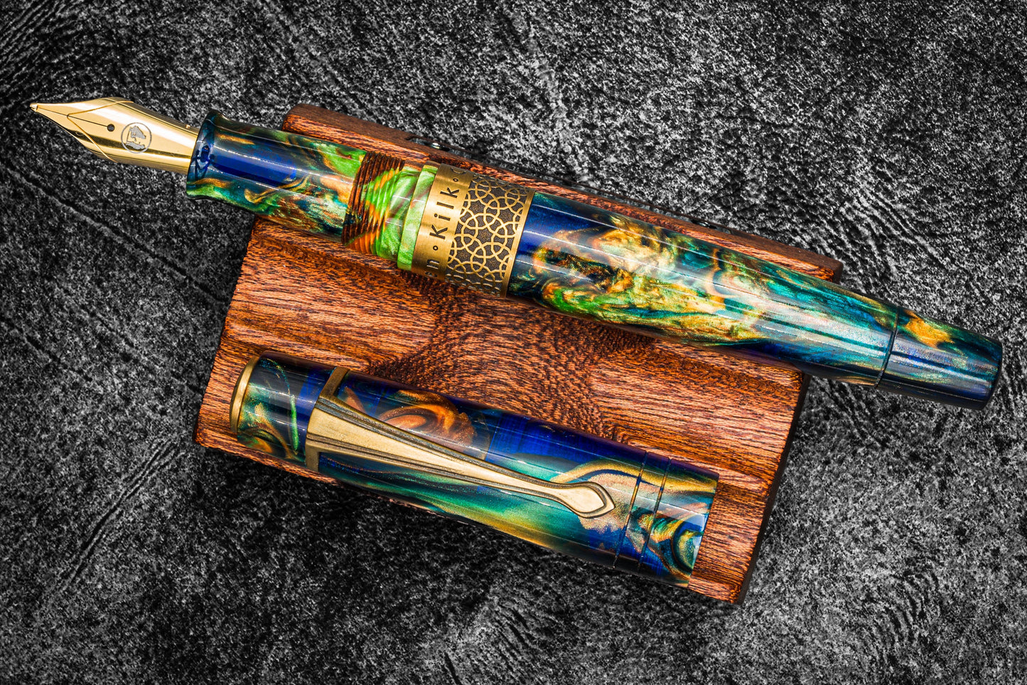 Kilk & Galen SE Celestial Fountain Pen - Ocean Cenote