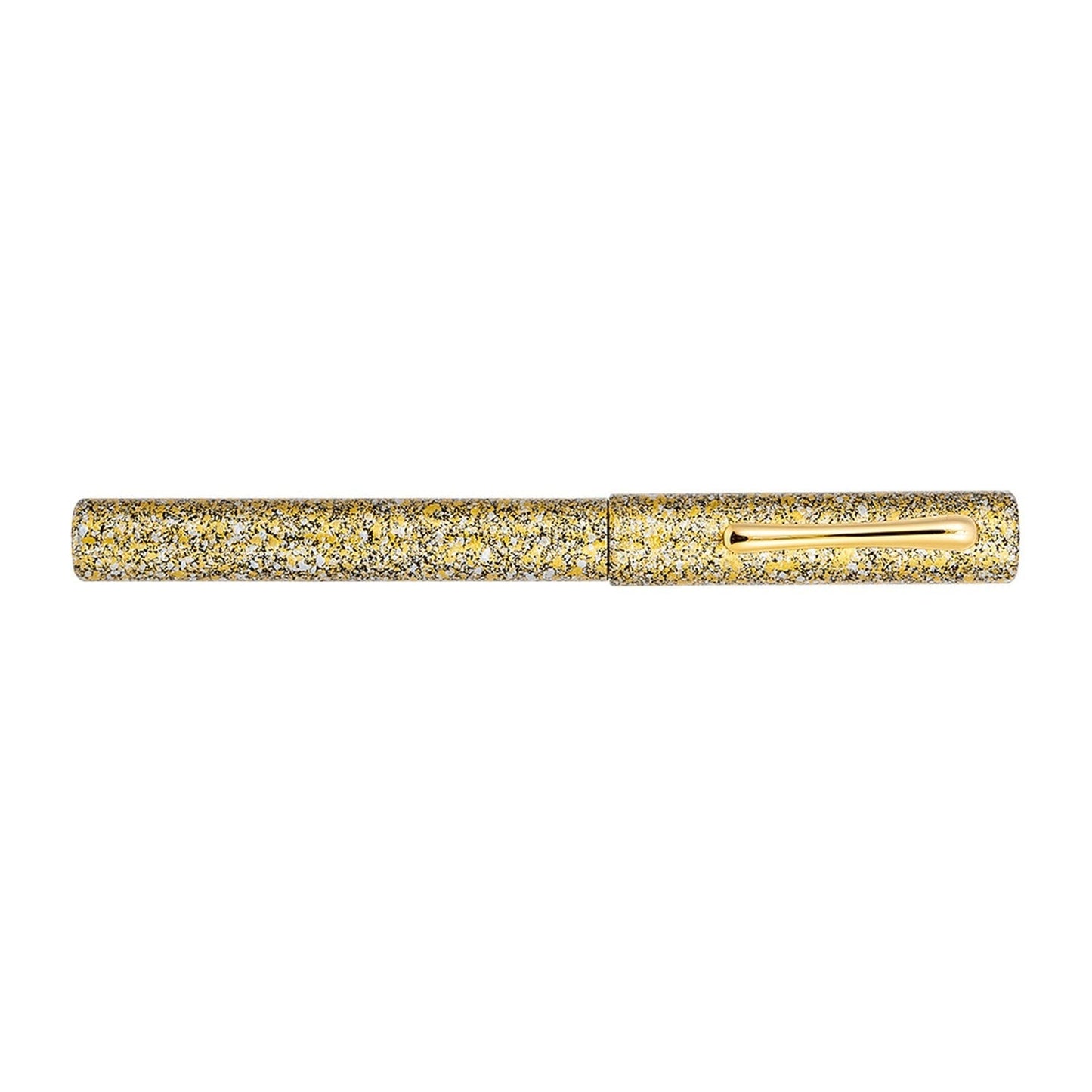 Taccia Granite Stone Fountain Pen - Yellow GT