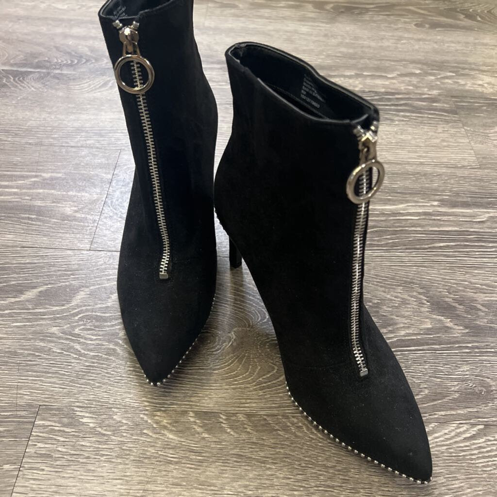 Bar III Faux Suede/Studs BOOTIES 8