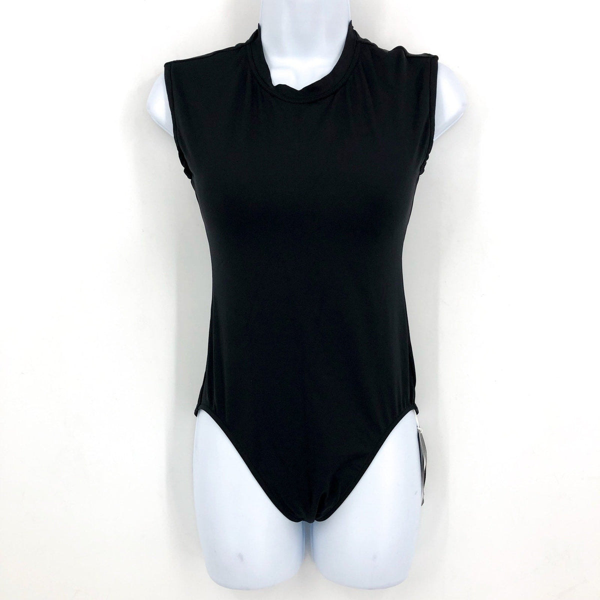 SEAFOLLY COLLECTIVE Women's One Piece Swimsuit US Size 6 Black Cap Sleeve NWT