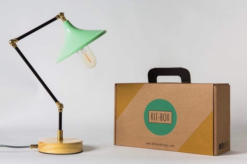 Gramophone - Industrial Mint Desk Lamp