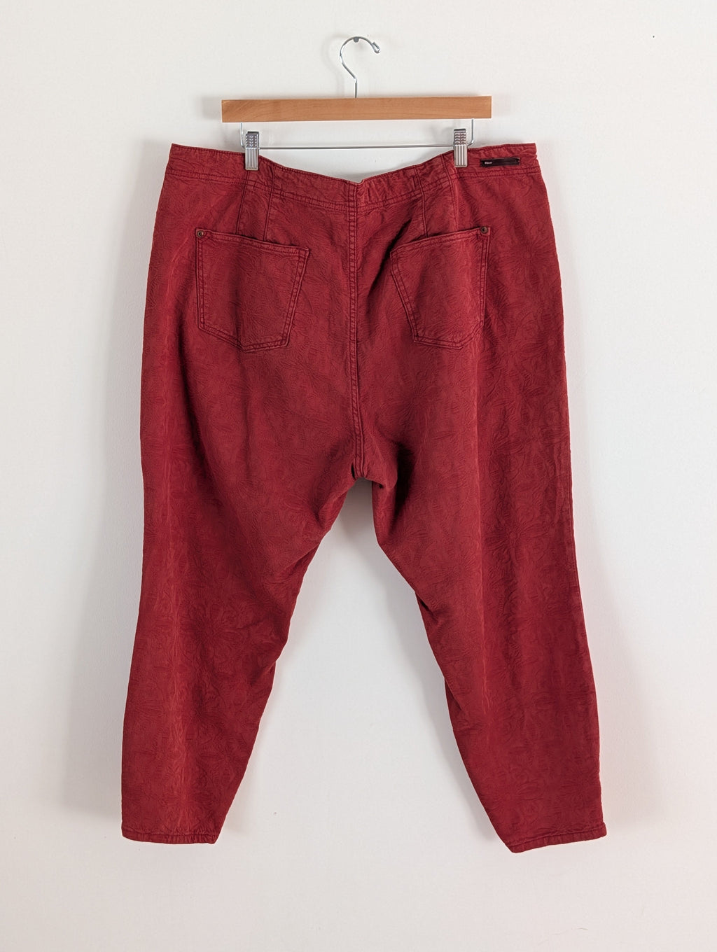 Anthropologie Pilcro Floral Jacquard High Rise Jeans - 22W