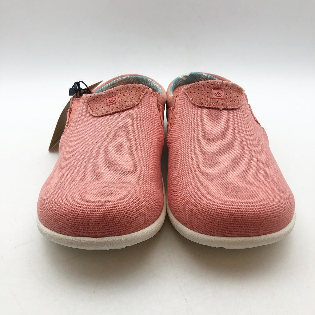 Spenco Womens SIESTA NUEVO Casual Slides Size 7.5 Pink Canvas Slip On Shoes NIB