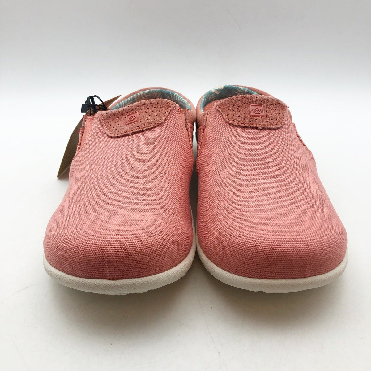 Spenco Womens SIESTA NUEVO Casual Slides Size 7.5 Pink Canvas Slip On Shoes NIB