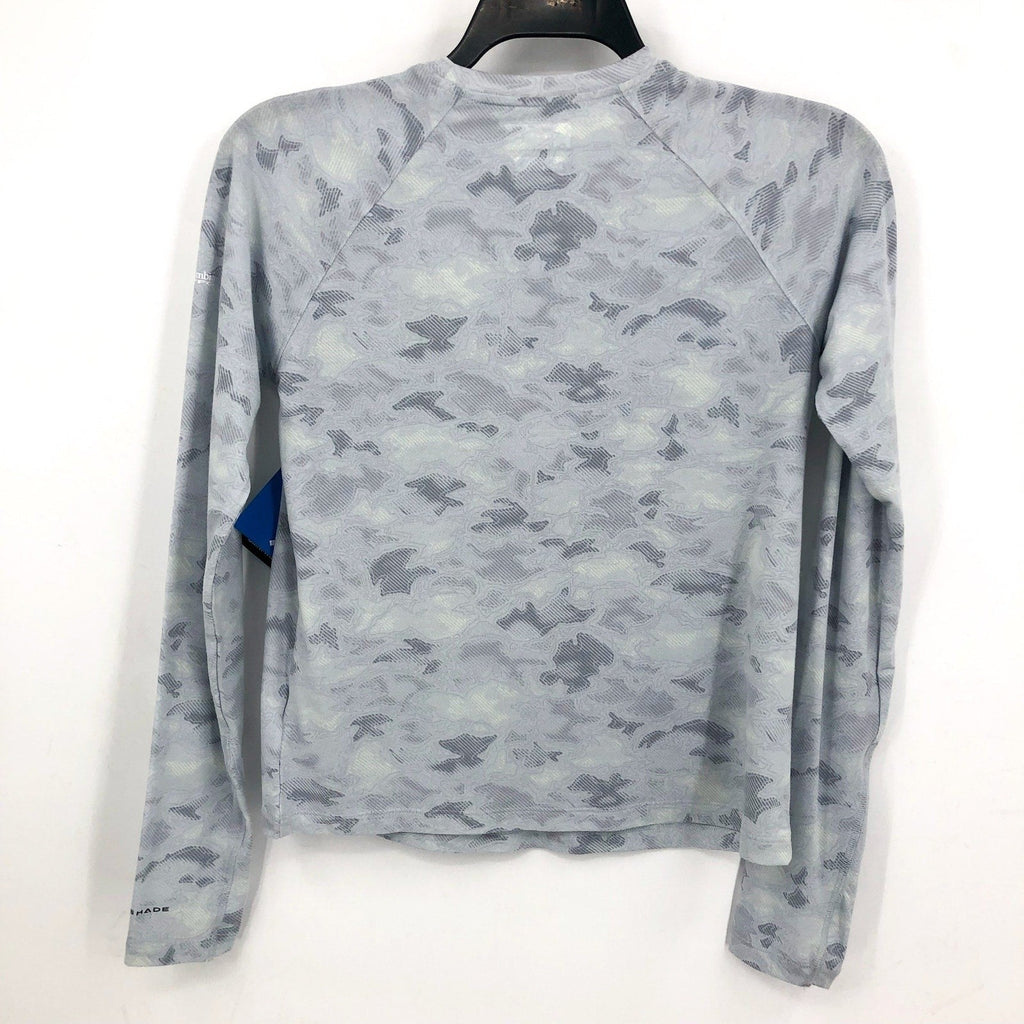 Columbia Womens PFG Uncharted Knit Long Sleeve Tee Small Grey UPF NWT