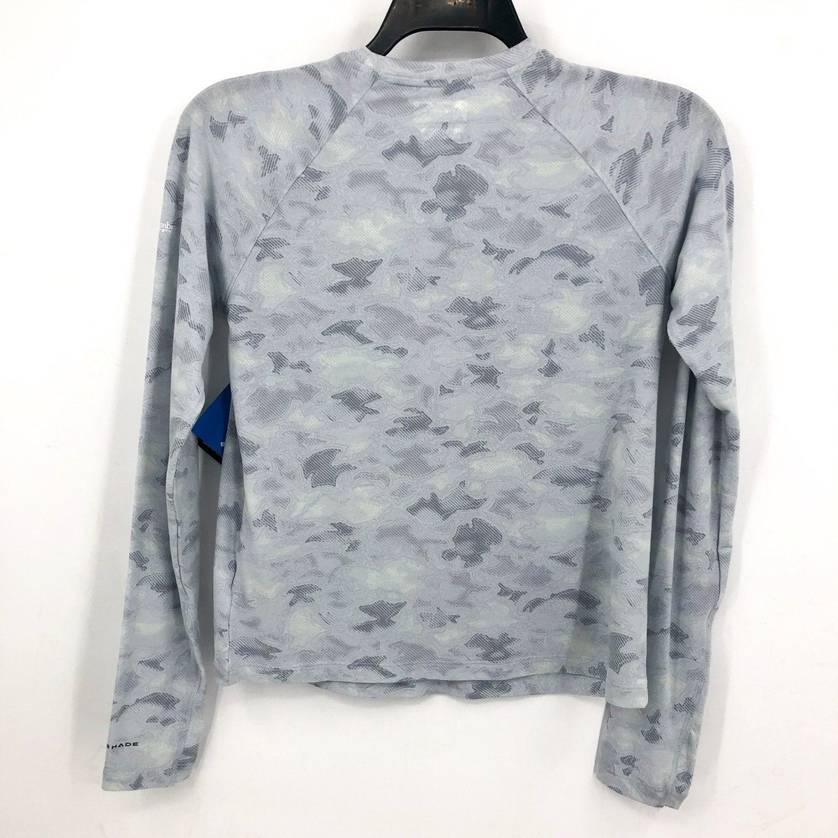 Columbia Womens PFG Uncharted Knit Long Sleeve Tee Small Grey UPF NWT