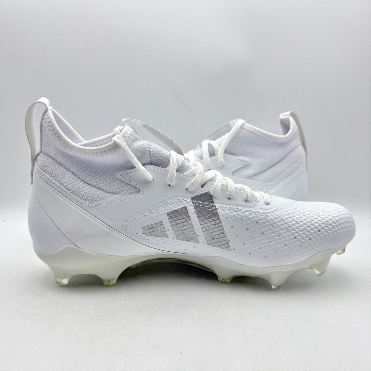 Adidas Mens Adizero Impact Football Cleats Size 9 White Athletic IF2475 NWOB