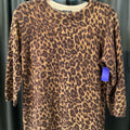 Talbots Leopard 3/4 Sleece Cashmere SWEATERS L/P
