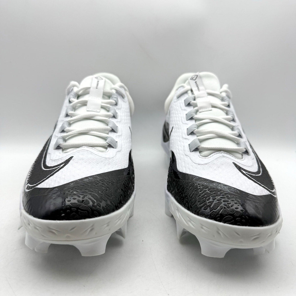 Nike MENS 11.5 Alpha Huarache Elite 4 Low MCS Baseball Cleats White FD6255 NWOB
