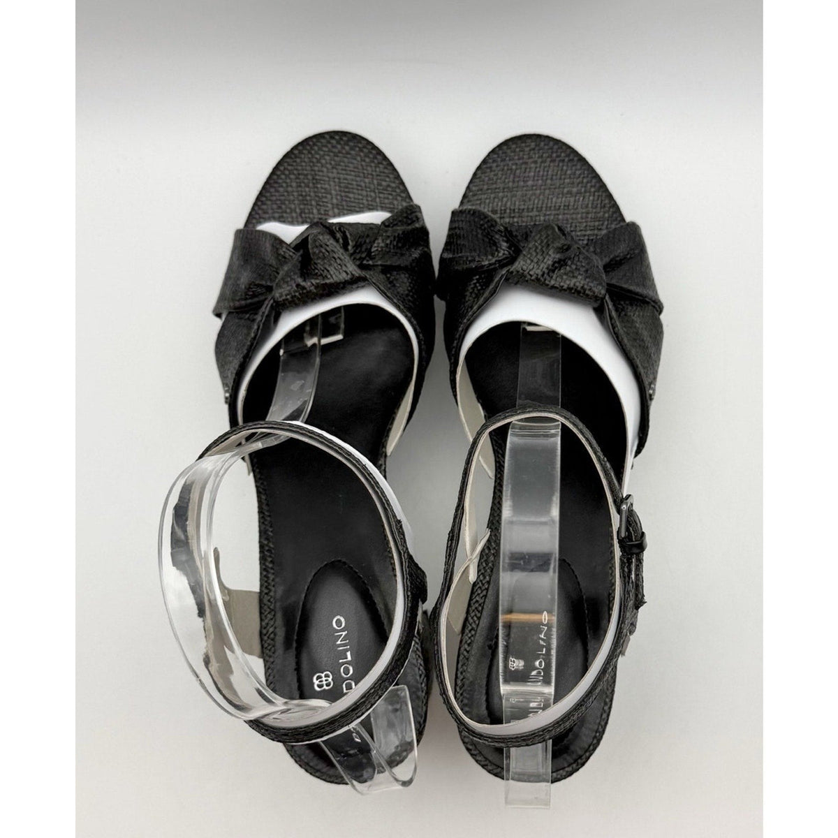 Bandolino Womens Prezley Heeled Sandals Size 8 M Black Party NIB