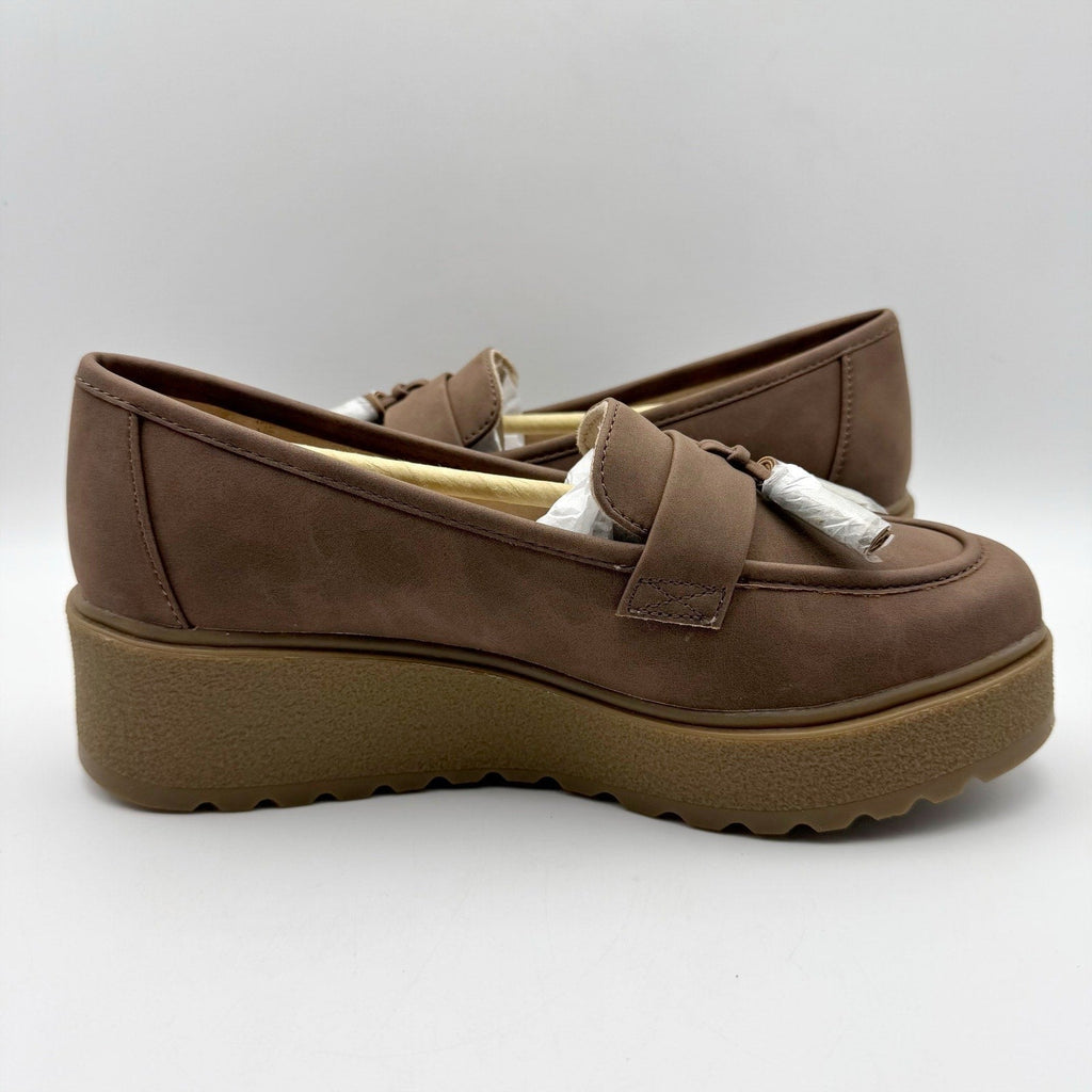 Soul Naturalizer Womens Josie Loafers Size 9.5M EU 40.5 Brown Slip-on NIB