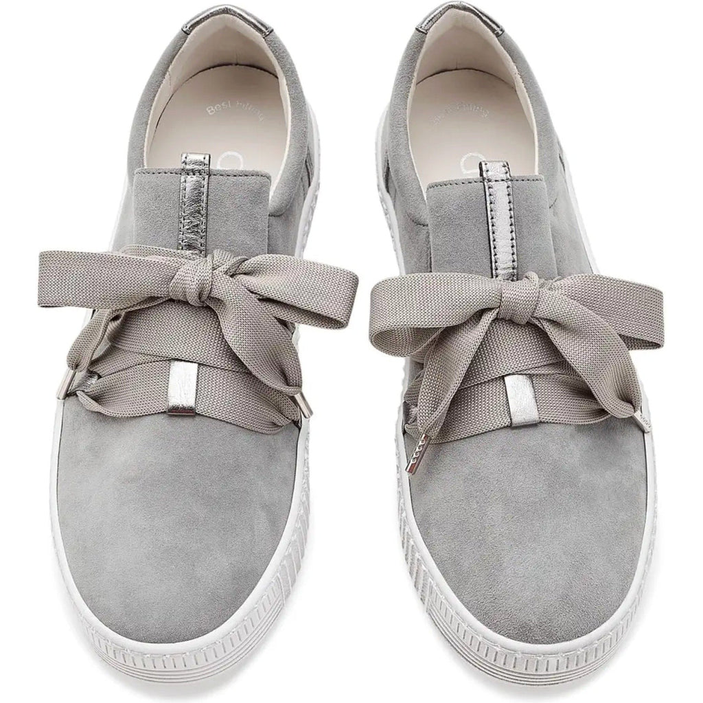 Gabor Womens 73.333.10 Casual Sneakers UK 5.5 US 8 Grey Stone Suede NWOB