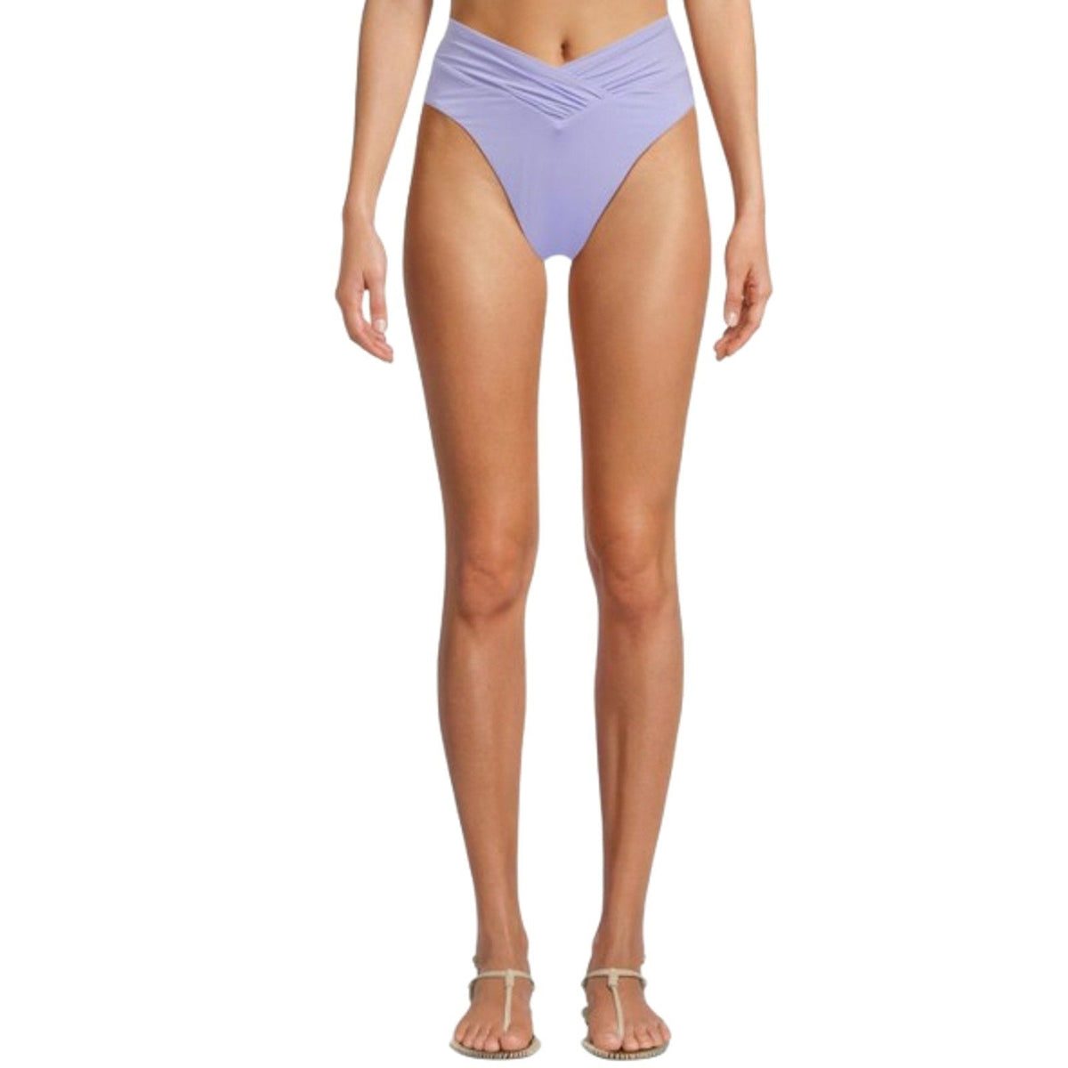 BECCA Color Code Carolina French Cut Bikini Bottom Medium Bellflower Purple NWT