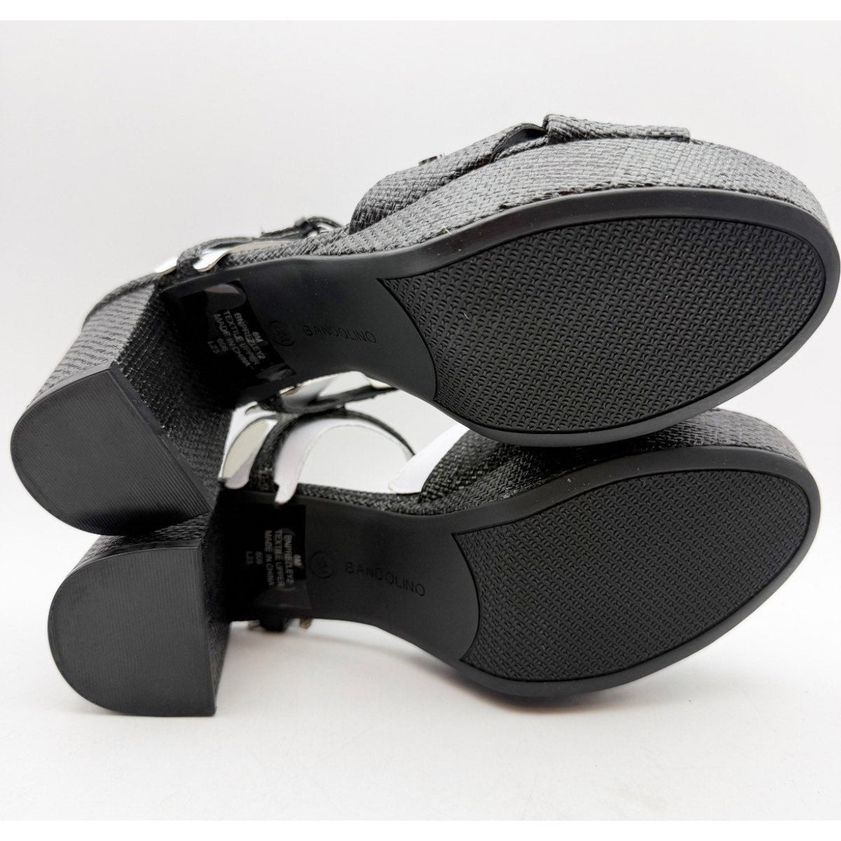 Bandolino Womens Prezley Heeled Sandals Size 8 M Black Party NIB