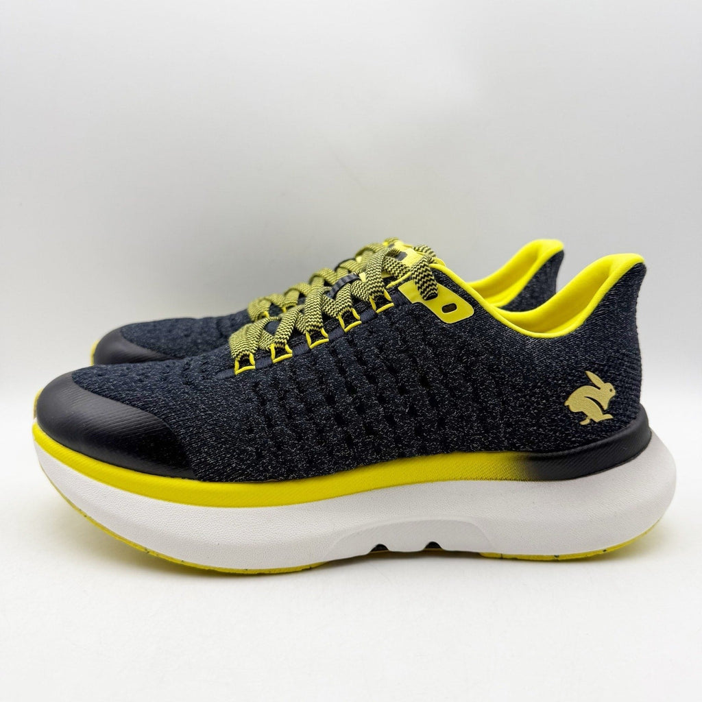 Rabbit Womens Dream Chaser Running Shoes Size 10 EU 42 Black Yellow Athletic NIB