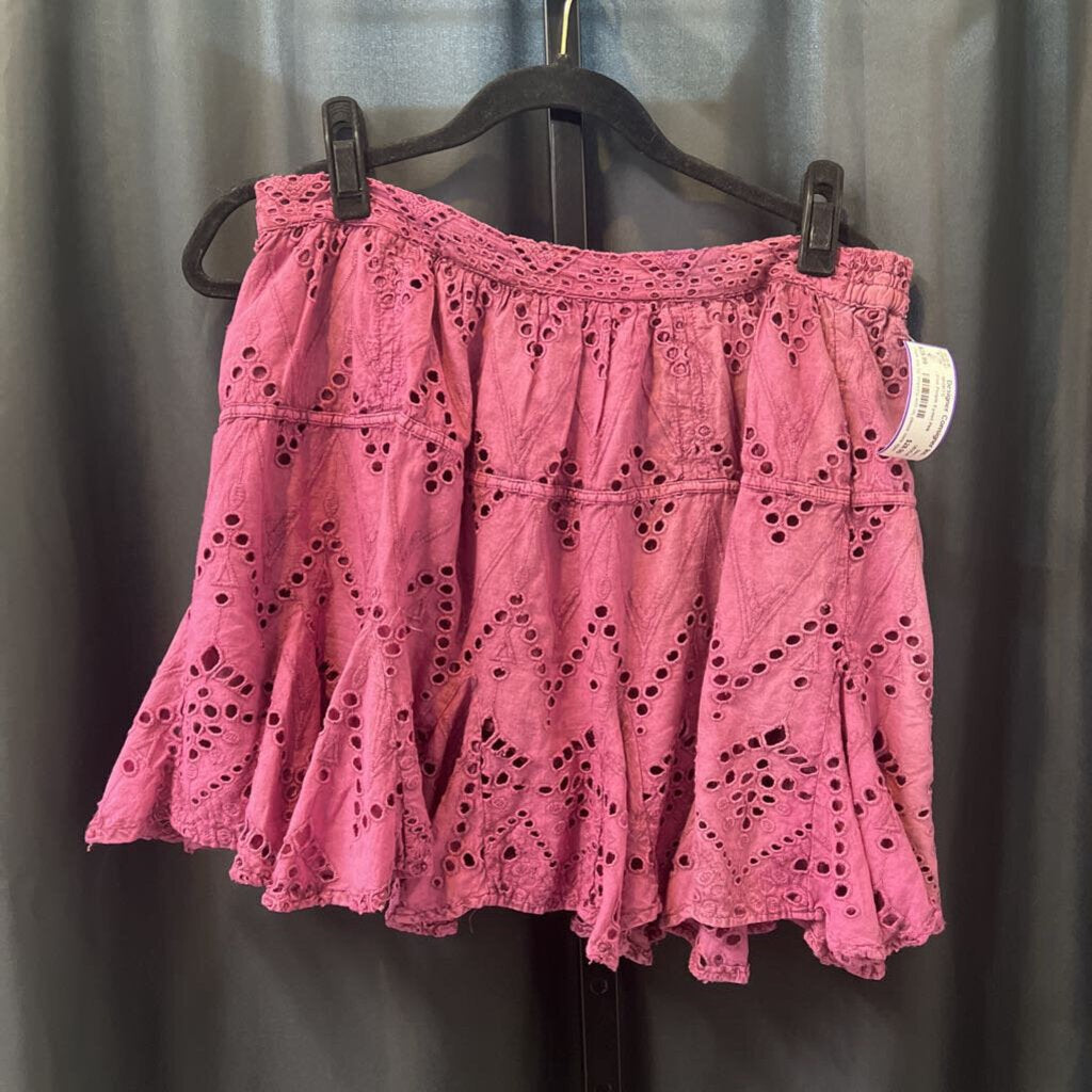 Free People Eyelet SKORTS L