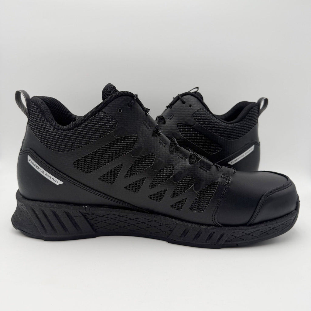 REEBOK Mens Floatride Energy Tactical Mid Work Boots Size 16 M Black SR NIB