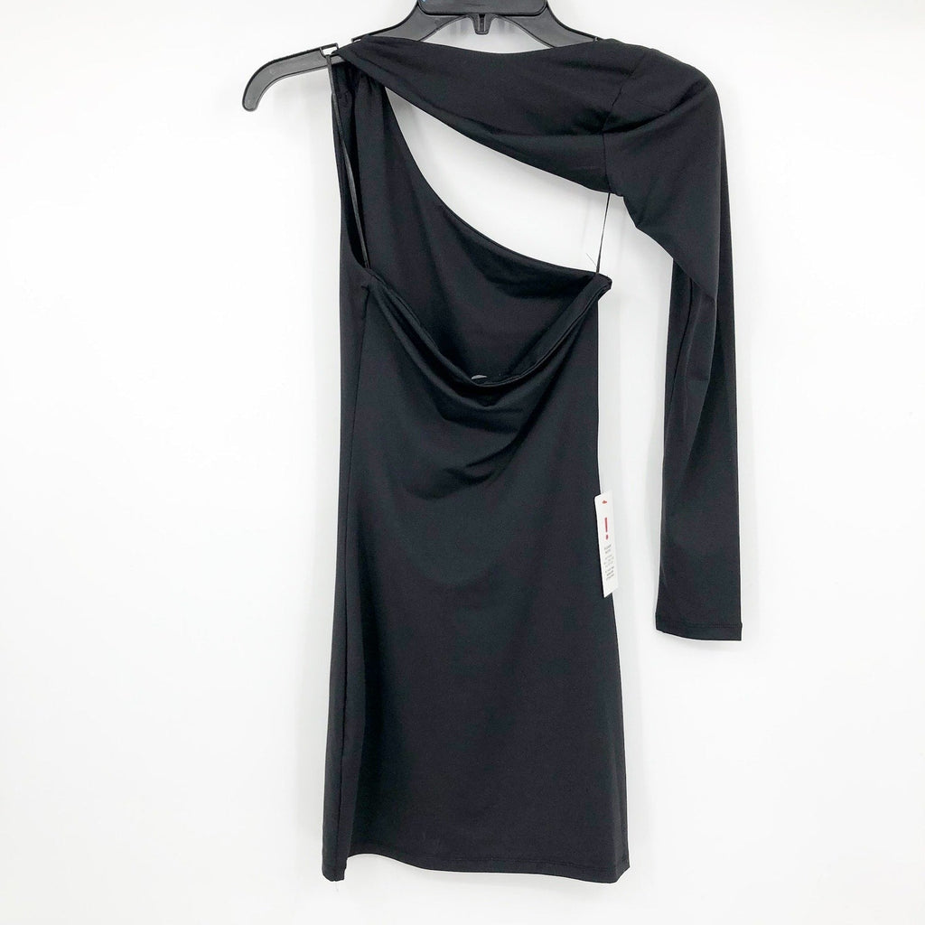 BARDOT Women's Londyn Mini Dress Small Black Cut Out Stretch Bodycon NWT