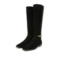 Sam Edelman Womens Clive Knee High Boots Size 10 Black Suede Horsebit Detail NIB
