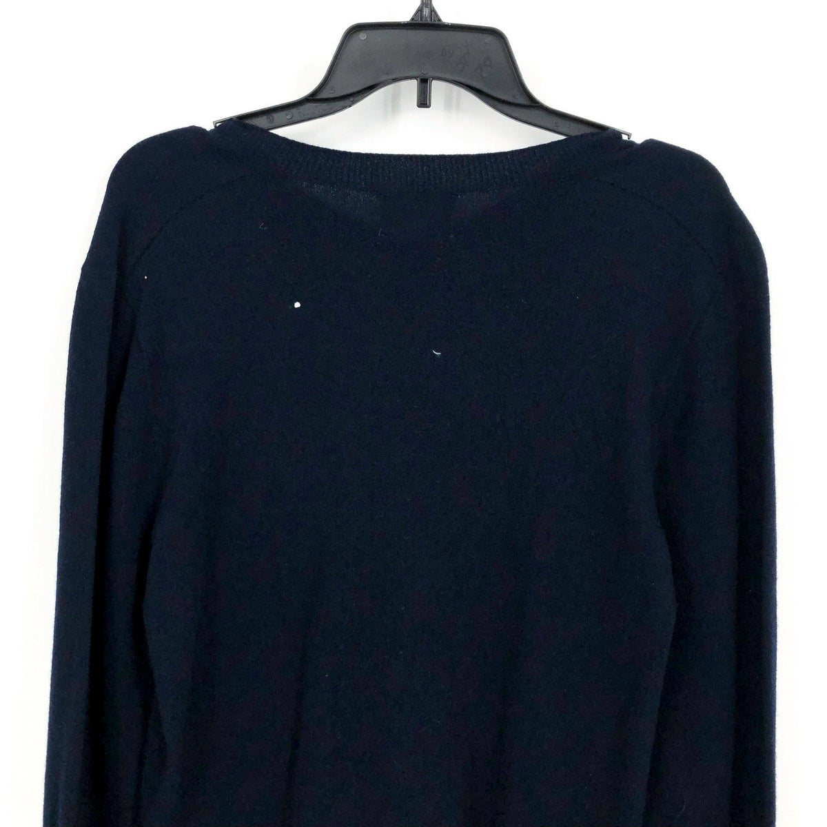 ACTIVE CASHMERE Men's Cashmere Sweater Small Navy Blue Long Sleeve NWT