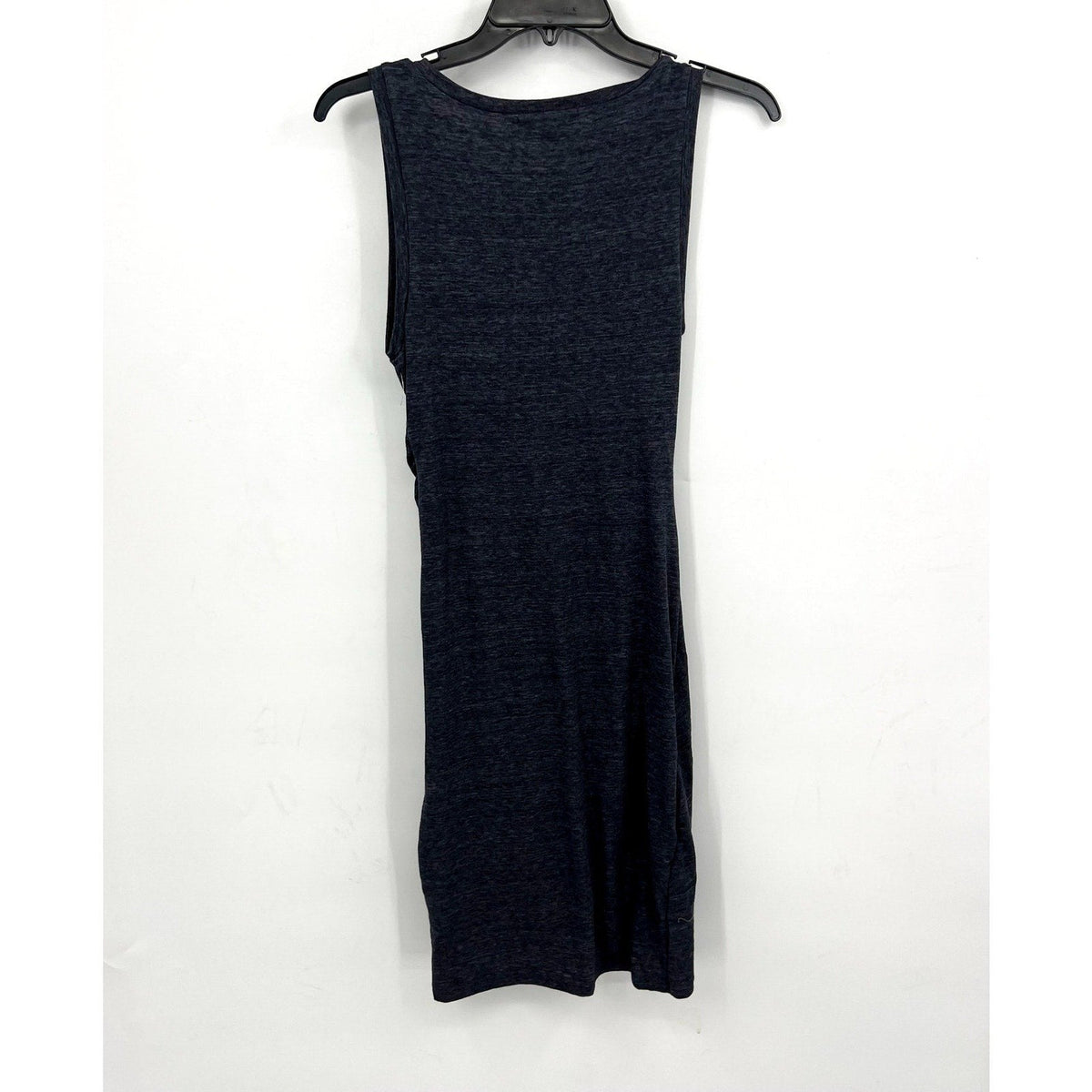 TREASURE & BOND Ruched Jersey Tank Dress Small Gray Blue Sleeveless NWT
