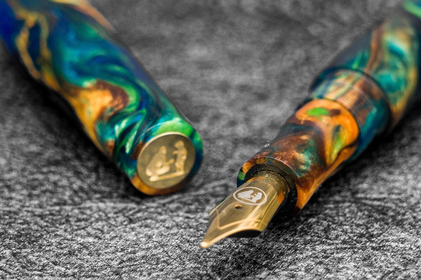 Galen X Studyo Agackakan - Fountain Pen V1 - Ocean Cenote