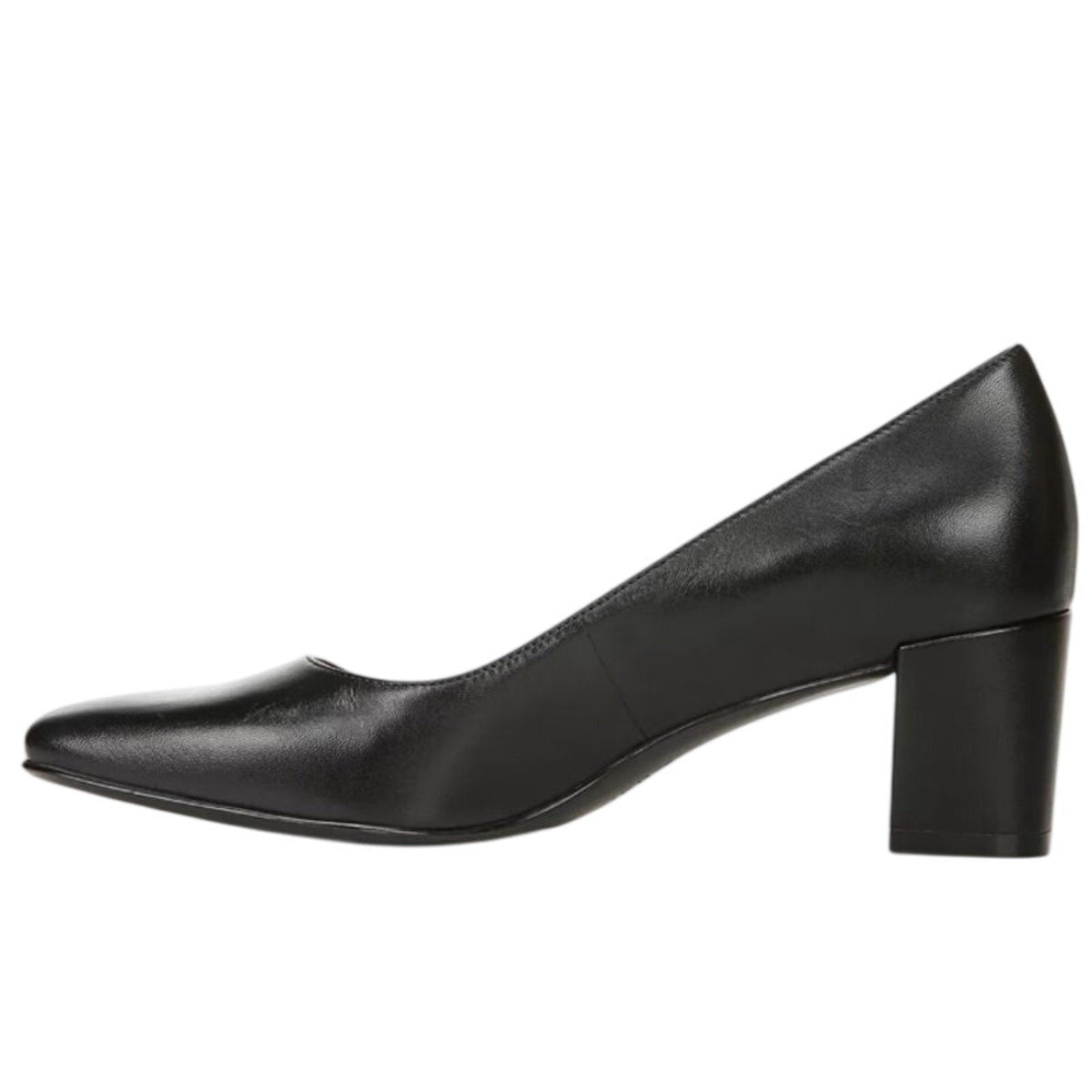 Naturalizer Womens Karina Pumps Size 7.5 Wide EU 38 Black Leather Heels NIB