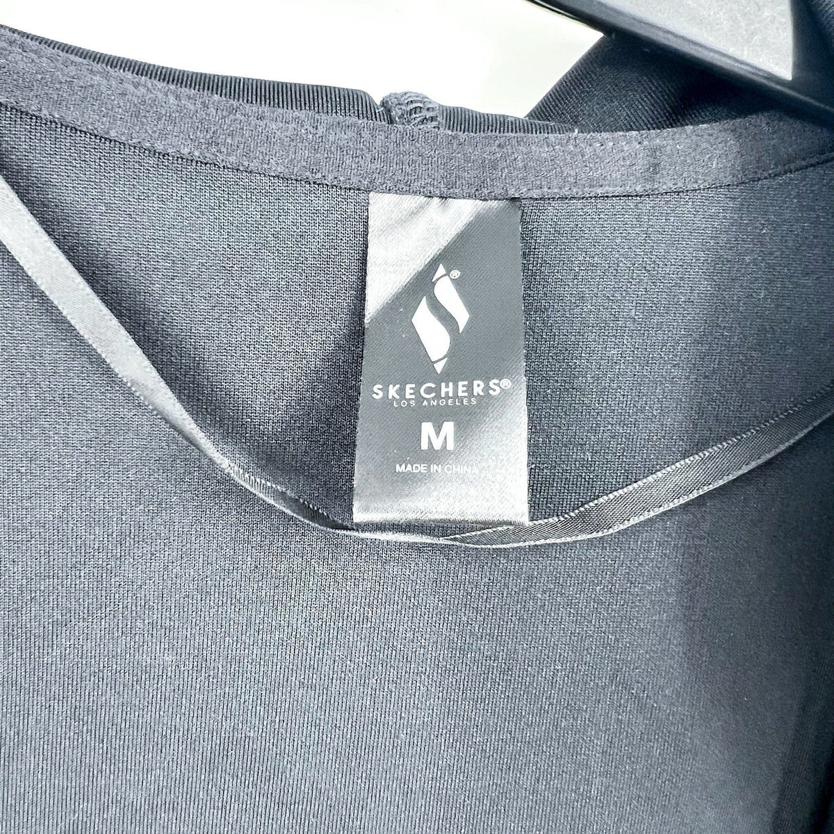 SKECHERS Women's Skechluxe Elevate Restful Hoodigan Jacket Medium Black NWT