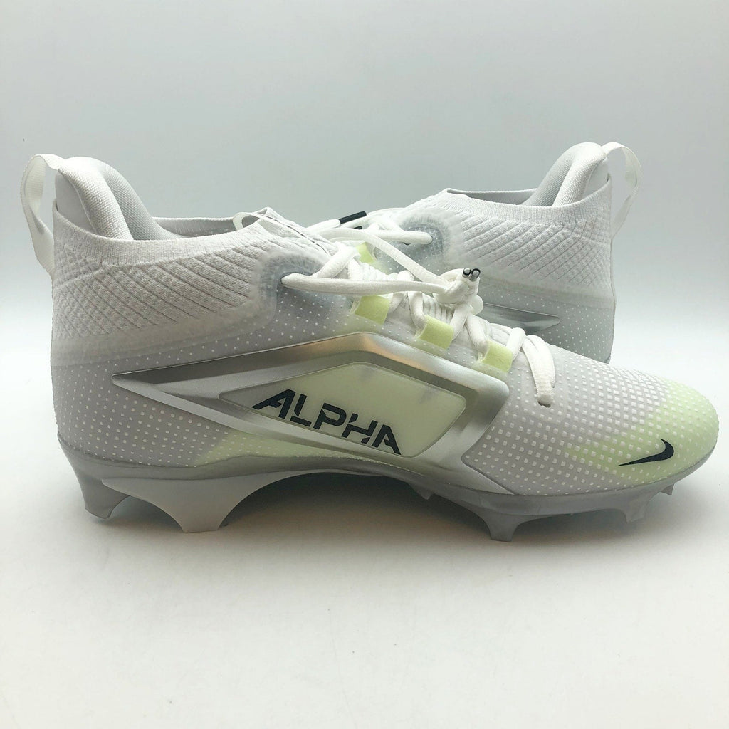 Nike Mens Alpha Menace 4 Elite Football Cleats Size 11 White Yellow FD7036 NWOB