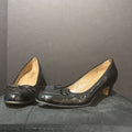 Anyi Lu Patent Bow Heels SHOES 37.5