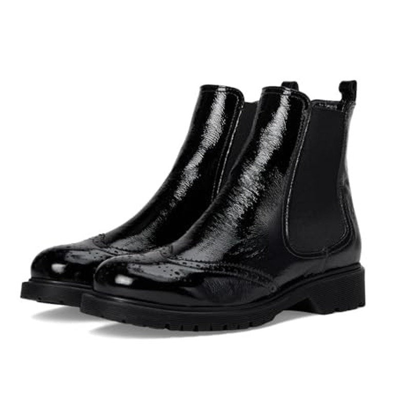 La Canadienne Womens Haley Chelsea Boots Size 8 EU 38.5 Black Leather NWOB